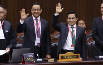 MK Tolak Permohonan Anies-Muhaimin, Tiga Hakim Berpendapat Berbeda