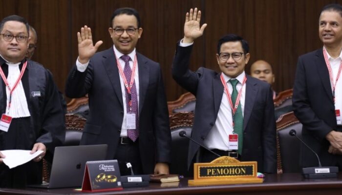 MK Tolak Permohonan Anies-Muhaimin, Tiga Hakim Berpendapat Berbeda