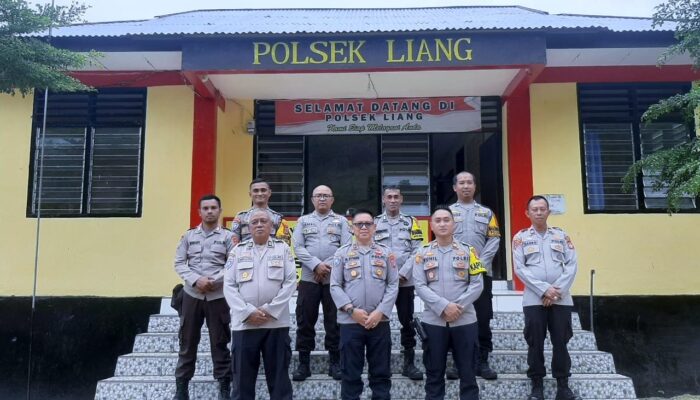 Polsek Liang Terima Kunjungan Tim Asistensi Dari Direktorat Bimas Polda Sulteng