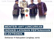 AHY Luncurkan Inovasi Layanan Pertanahan Elektronik