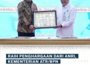 Kementerian Agraria dan Tata Ruang/Badan Pertanahan Nasional (ATR/BPN) Menerima Penghargaan Arsip Nasional Republik Indonesia (ANRI)