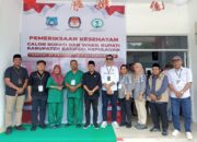Dua Paslon Bupati dan Wakil Bupati Bangkep Lakukan Pemeriksaan Kesehatan