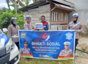 Sat Lantas Polres Bangkep Salurkan 400 Paket Sembako