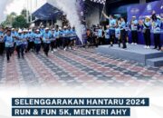 HANTARU 2024, Kementerian Agraria dan Tata Ruang/Badan Pertanahan Nasional menyelenggarakan Run & Fun 5K