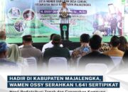 Wamen ATR/BPN Serahkan 1.641 Sertipikat Di Majalengka