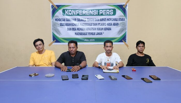 Dinilai Lamban, Warga Desak Gubernur Sulteng dan Bupati Morut Selesaikan Konflik Agraria Dilingkar PT. ANA