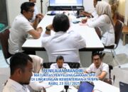 Kantor pertanahan Banggai Kepulauan mengikuti Zoom Penilaian Mandiri Maturitas Penyelenggaraan SPIP