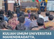 Kuliah Umum Universitas Mahendratta, Wamen Ossy Ceritakan Peran Reforma Agraria Untuk Pengelolaan Tanah