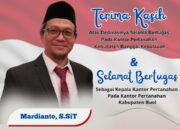 Selamat Bertugas di Kantor Pertanahan Kabupaten Buol