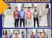 Kakan Pertanahan Bangkep Silahturahmi ke Bupati Bangkep