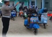 Polres Bangkep Gandeng Komunitas Vespa: Tingkatkan Kesadaran Keselamatan Berlalu Lintas