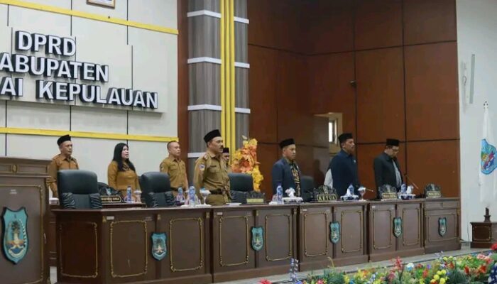 DPRD Bangkep, Gelar Paripurna Penetapan Perubahan KUA-PPAS T.A 2025