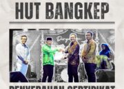 Kakan Pertanahan Bangkep Serahkan Sertipikat Aset Pemda