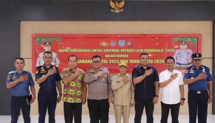 Polres Bangkep Gelar Rakor Linsek Operasi Lilin Tinombala 2025 Demi Amankan Nataru