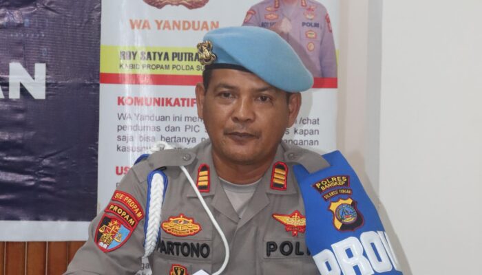 Kasi Propam Polres Bangkep Tegaskan Pengawasan Kasus Penganiayaan di Banggai Laut Sesuai Prosedur