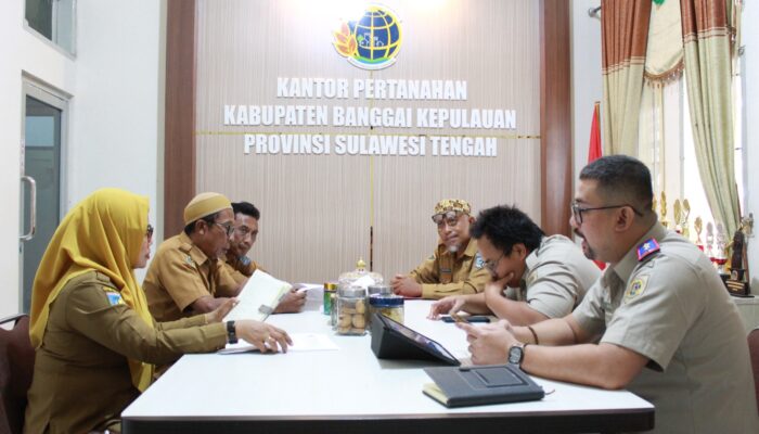 Dinas Nakertrans Banggai Kepulauan Koordinasi Terkait Tanah HPL di Kantor Pertanahan