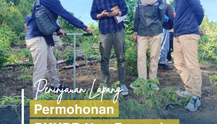 Kantor Pertanahan Banggai Kepulauan Laksanakan Peninjauan Lapang Permohonan PKKPR Non Berusaha di Desa Kautu