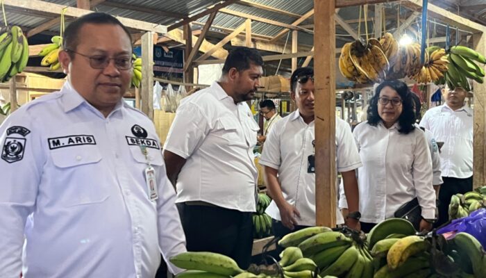 Satgas Pangan Polres Bangkep Sidak Pasar Salakan, Pastikan Harga Sesuai HET Menjelang Ramadhan