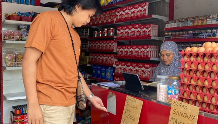 Polres Bangkep Kawal Stabilitas Harga Pangan di Pasar Tradisional Salakan