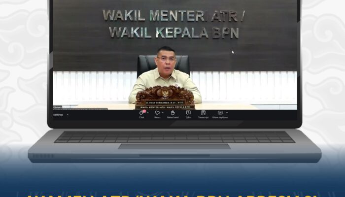 Wamen ATR/Waka BPN Apresiasi Peran Strategis MAPPI dalam Sistem Penilaian Nasional
