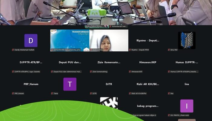 Kementerian ATR/BPN DAN Kemensetneg Bahas Penyempurnaan RPP Penyelenggaraan Penataan Ruang