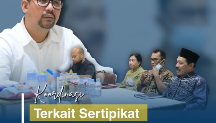 Koordinasi Sertipikasi Aset Pemerintah Daerah oleh Kepala Kantor Pertanahan Kabupaten Banggai Kepulauan