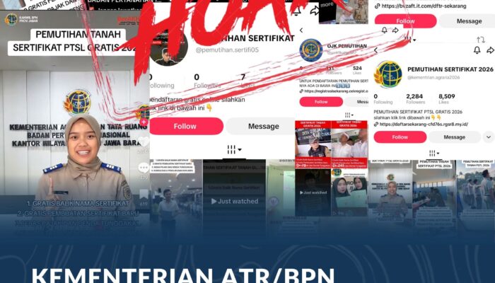 Kementerian ATR/BPN Tegaskan Tidak Ada Program Pemutihan Sertipikat Tanah