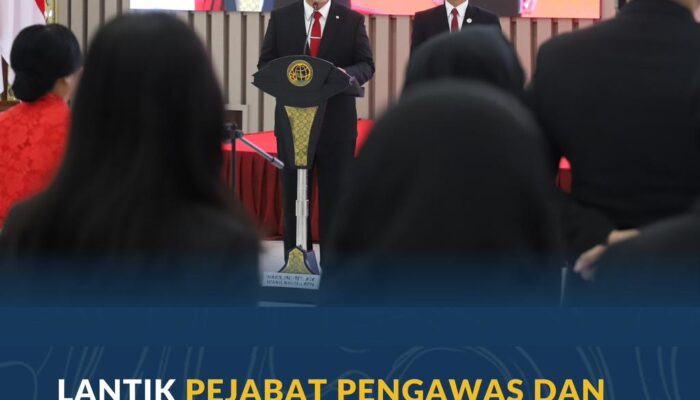 Lantik Pejabat Pengawas dan Fungsional, Wamen Ossy: Ujung Tombak dalam Pelayanan Pertanahan