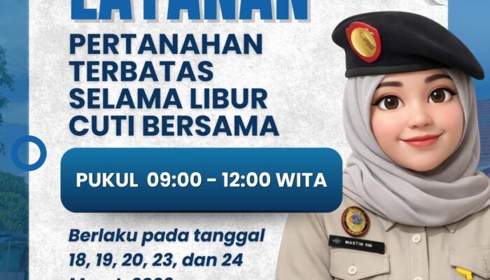Pelayanan Terbatas Kantor Pertanahan Kabupaten Banggai Kepulauan Selama Libur dan Cuti Bersama