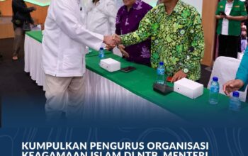 Kumpulkan Pengurus Organisasi Keagamaan Islam di NTB, Menteri Nusron Ajak Kerja Sama Selesaikan Sertipikasi Tanah Wakaf