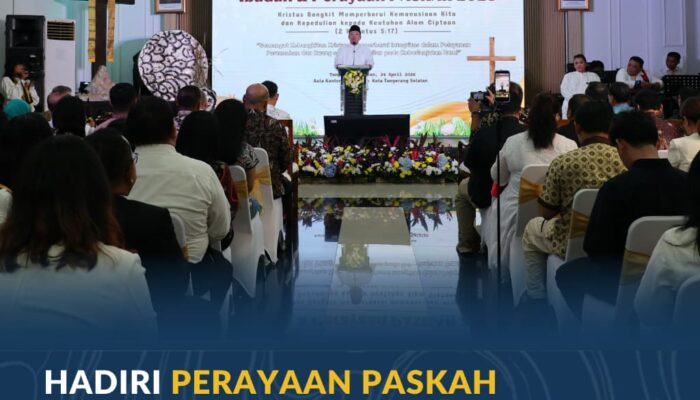 Hadiri Perayaan Paskah Kementerian ATR/BPN, Menteri Nusron: Paskah Membangun Semangat Kebangkitan Bangsa