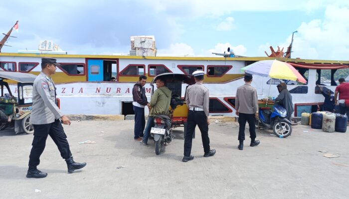 Jaga Keamanan Wilayah, Personel Polsek Banggai Intensifkan Patroli KRYD di Area Objek Vital
