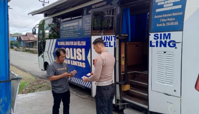 Sat Lantas Polres Laksanakan Giat Rutin Simling Dan Samkel Di Bangkep dan Balut