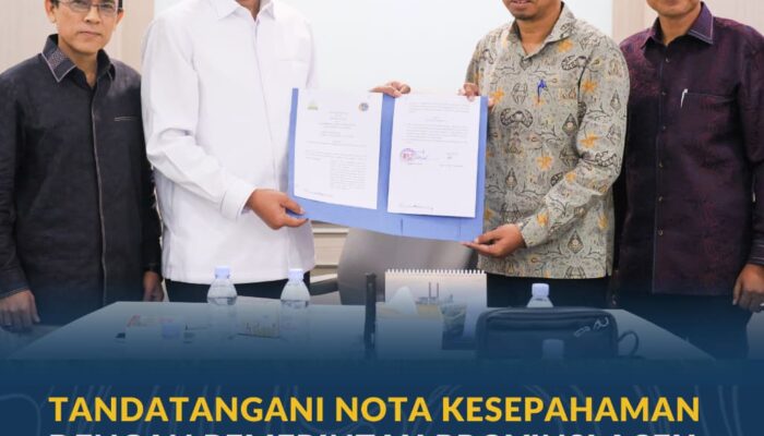 Tandatangani Nota Kesepahaman dengan Pemerintah Provinsi Aceh, Sekjen ATR/BPN: Perkuat Tata Kelola Pertanahan