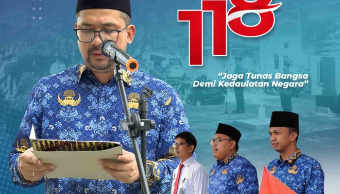 Peringati Harkitnas ke 118 Kantah Bangkep Laksanakan Upacara di Halaman Kantor