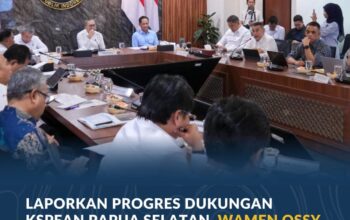 Laporkan Progres Dukungan KSPEAN Papua Selatan, Wamen Ossy Tegaskan Landasan Kuat untuk Agenda Pembangunan Nasional
