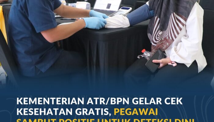 Kementerian ATR/BPN Gelar Cek Kesehatan Gratis, Pegawai Sambut Positif untuk Deteksi Dini Penyakit