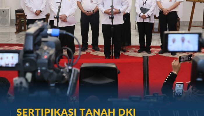 Sertipikasi Tanah DKI Jakarta Capai 98,6%, Wamen Ossy: Jadi Contoh Baik bagi Daerah Lain