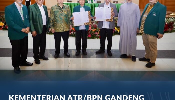 Kementerian ATR/BPN Gandeng Al Jam’iyatul Washliyah Percepat Sertipikasi Tanah Wakaf dan Aset Organisasi Keagamaan