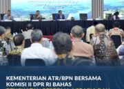 Kementerian ATR/BPN Bersama Komisi II DPR RI Bahas Penguatan Reforma Agraria dan Optimalisasi Peran Bank Tanah