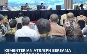 Kementerian ATR/BPN Bersama Komisi II DPR RI Bahas Penguatan Reforma Agraria dan Optimalisasi Peran Bank Tanah