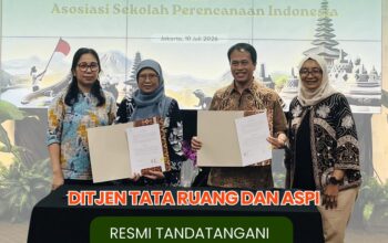 DITJEN TATA RUANG DAN ASPI RESMI TANDANGANI PERJANJIAN KERJA SAMA