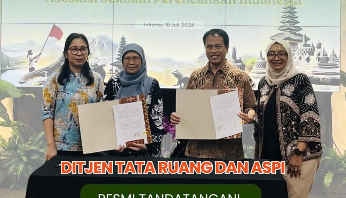DITJEN TATA RUANG DAN ASPI RESMI TANDANGANI PERJANJIAN KERJA SAMA