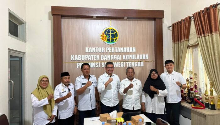 Rapat Pembahasan Laporan Hasil Pembaruan Zona Nilai Tanah Bersama Pemerintah Daerah Kabupaten Banggai Kepulauan