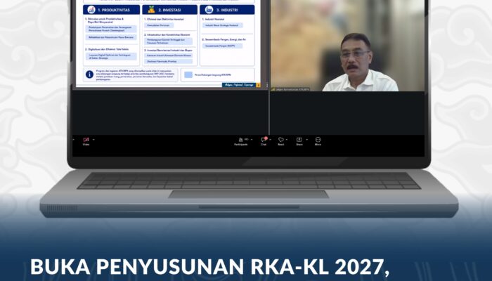 Buka Penyusunan RKA-KL 2027, Sekjen ATR/BPN Instruksikan untuk Utamakan Transformasi Layanan Pertanahan dan Penataan Ruang
