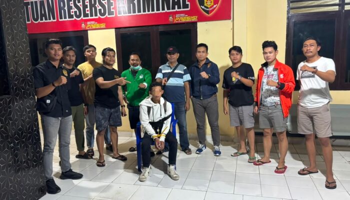Tim URC Polres Bangkep Tangkap Buronan Kasus Penganiayaan Berat Asal Luwu Utara di Pelabuhan Salakan
