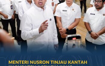 Menteri Nusron Tinjau Kantah Kabupaten Aceh Tamiang Pascabencana Hidrometeorologi Sumatera 2025
