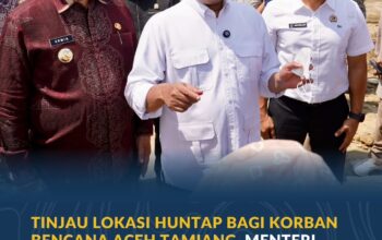 Tinjau Lokasi Huntap bagi Korban Bencana Aceh Tamiang, Menteri Nusron Pastikan Lahan 100% Siap Digunakan