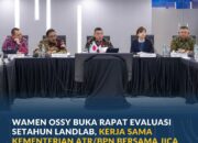 Wamen Ossy Buka Rapat Evaluasi Setahun LANDLAB, Kerja Sama Kementerian ATR/BPN Bersama JICA
