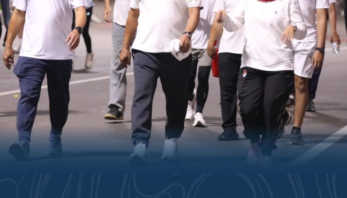 Rehat Sejenak dari Aktivitas Kantor, Kementerian ATR/BPN Adakan Slow Run Rutin Sepulang Kerja